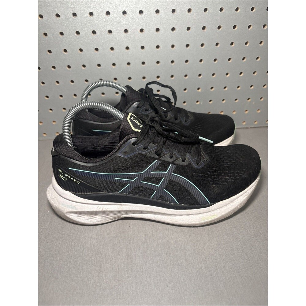 Asics Gel-Kayano 30 Shoes Womens Sz 8.5 Black Running Walking Sneakers 1012B357